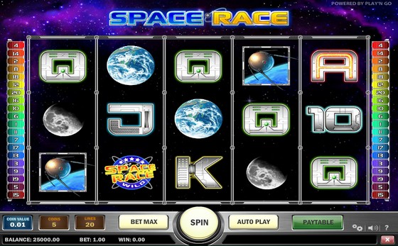 Space Race- Sci-fi Slot