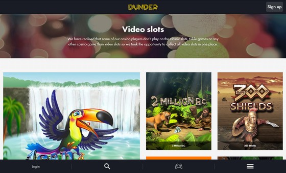 Dunder Mobile Slot Casino