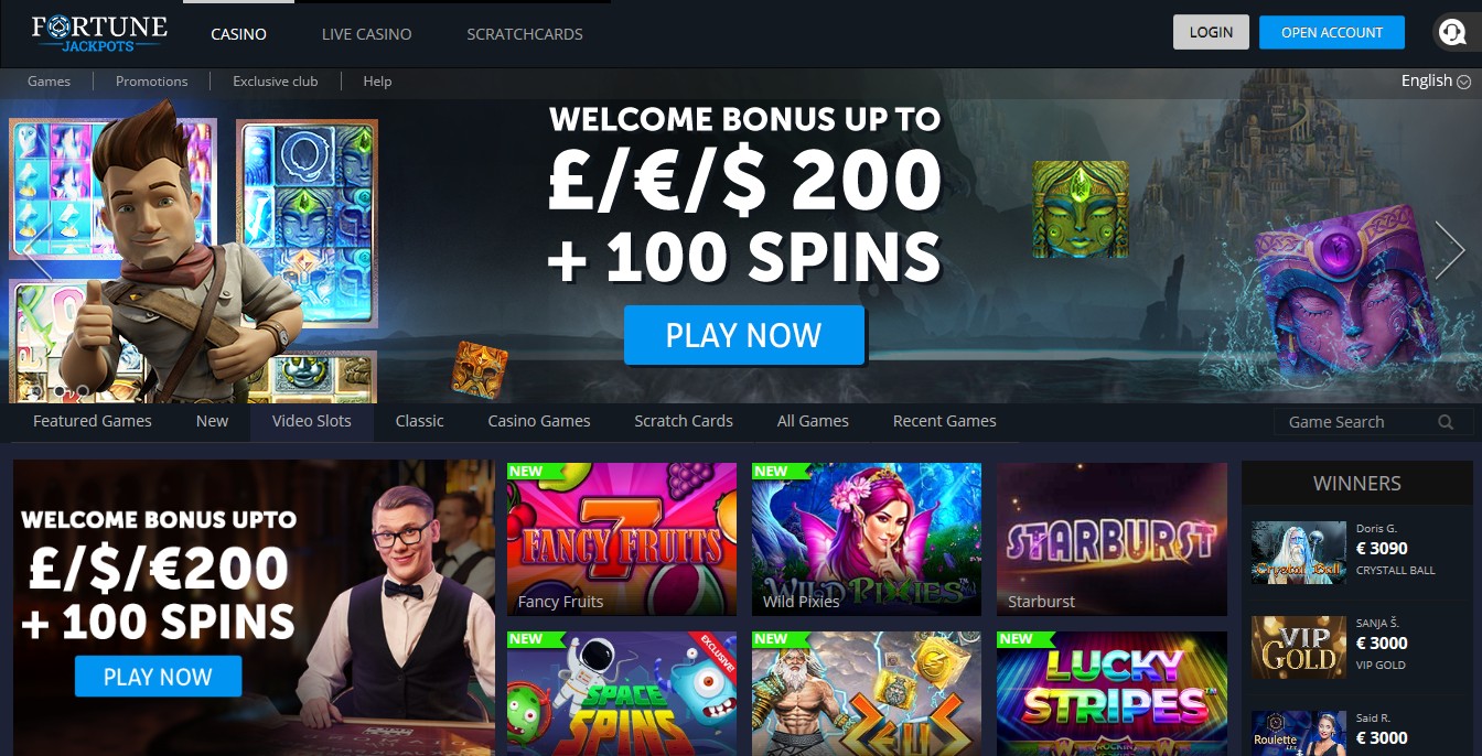 Fortune Jackpots Casino Review