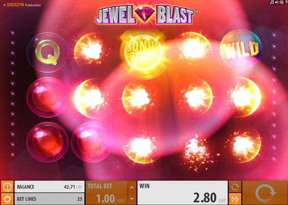 Jewel Blast Tumbling Reels