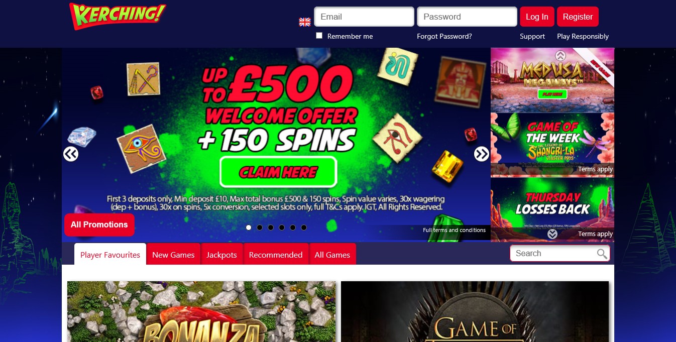 Kerching! Casino Review Main