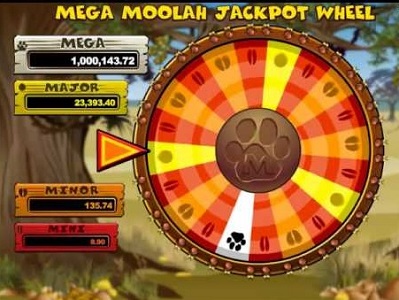 Mega Moolah Jackpot Wheel