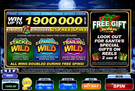 Santas Wild Ride Bonus