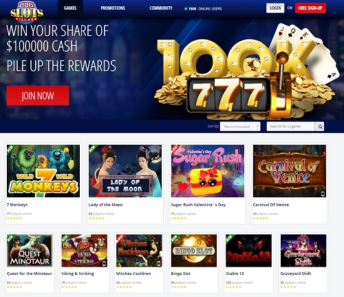 slots village homepage