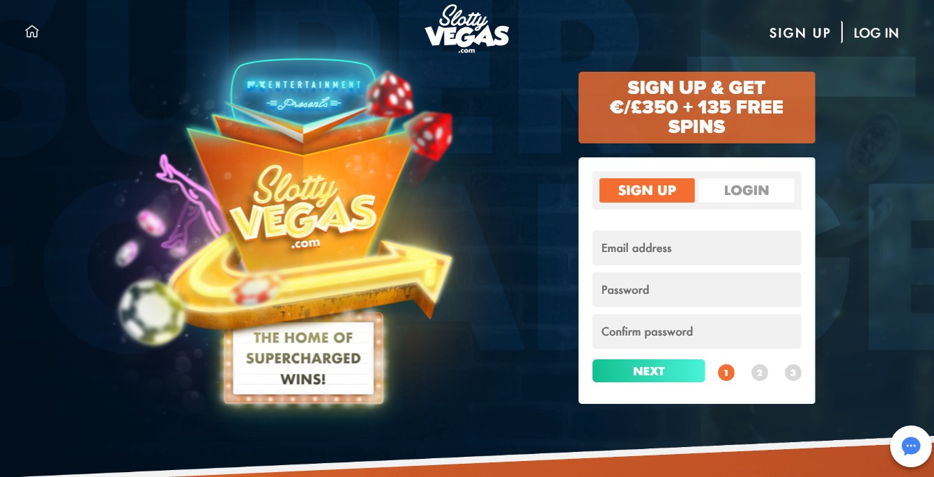 Slotty Vegas Casino Review Main