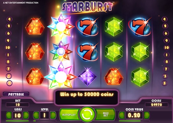 starburst expanding wild