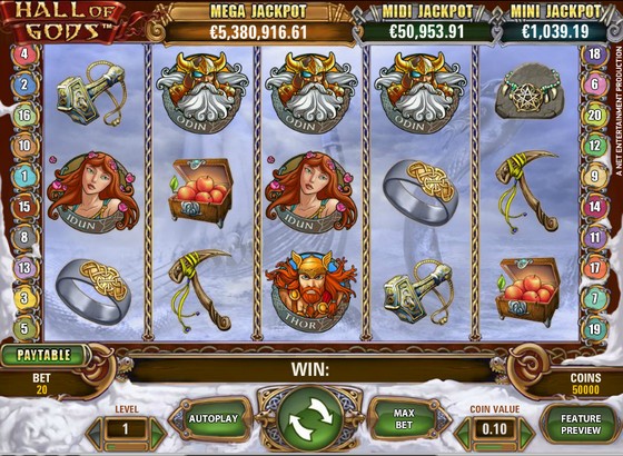 Hall of Gods Slot