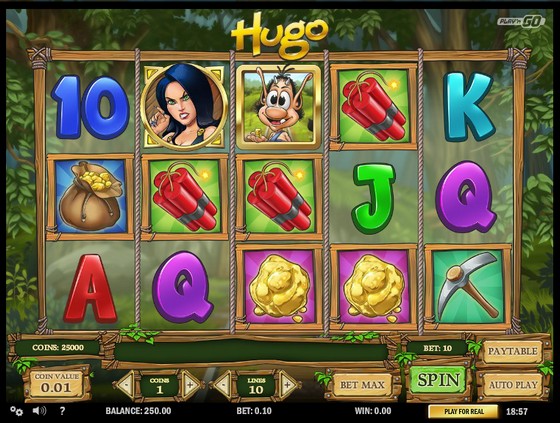 hugo - low stakes slots