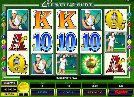 Center Court – Sports Themed Slot