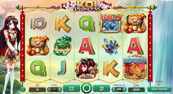 Koi Princess Slot - oriental themed slots