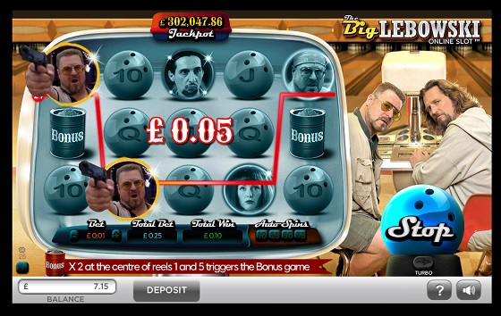 The Big Lebowski - film based slots