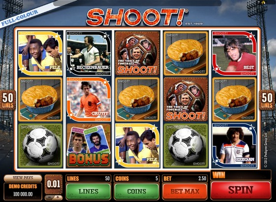 Shoot - Sports Themed slots