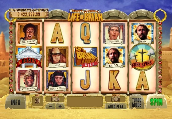 film based slots - life of BRIAN