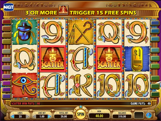 Celopatra - ancient-Egypt themed slots