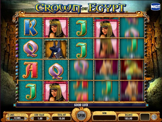 Crown of Egypt - ancient-Egypt themed slots