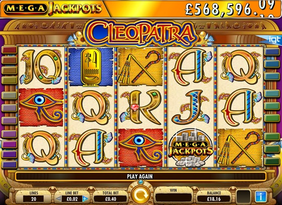 Mega Jackpots: Cleopatra - ancient-Egypt themed slots