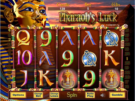 Pharaoh's Luck -  ancient-Egypt themed slots