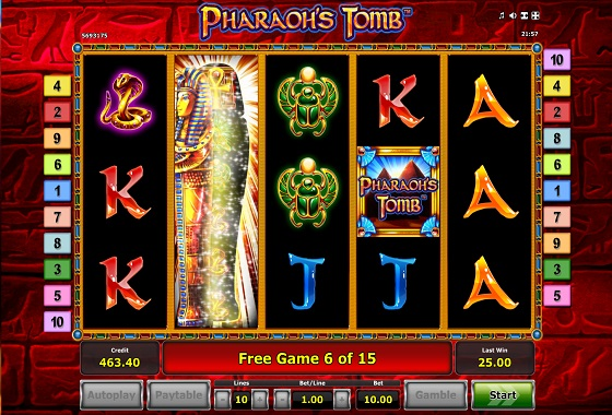 Pharaoh's Tomb -  ancient-Egypt themed slots