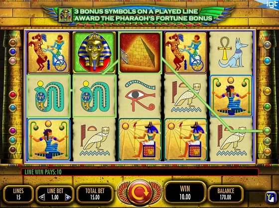 Pharaoh's Fortune - slots with bonus rounds