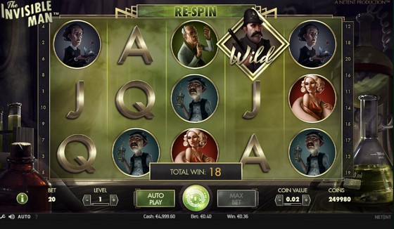 The Invisible Man - win both ways slots