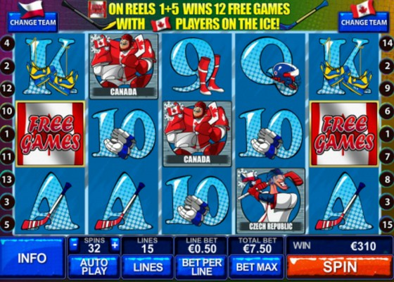 Ice Hockey - win both ways slots