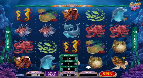 Ocean Themed Slots Dolphin quest