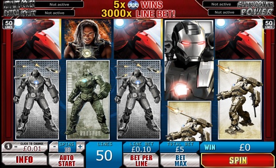 Iron Man 2  Superhero Slots