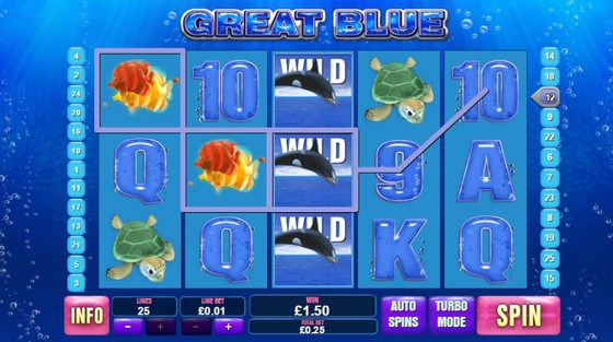 Slots with Stacked Wilds The Great Blue