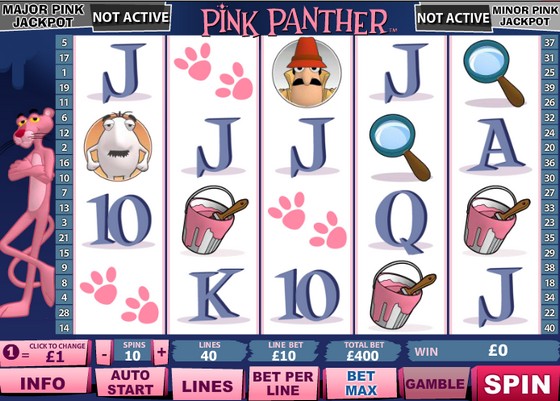 Pink Panther - playtech slots