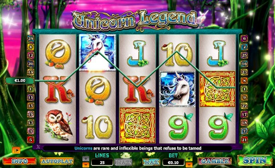 Unicorn Legend - fairytale slots