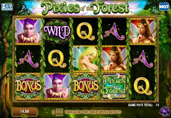 Pixies Of The Forest - fairytale slots