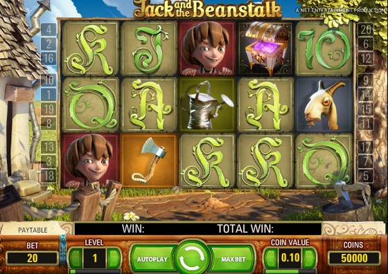 Jack and the Beanstalk - best NetEnt slots