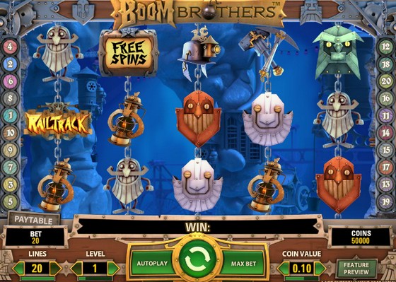 Boom Brothers - best NetEnt slots