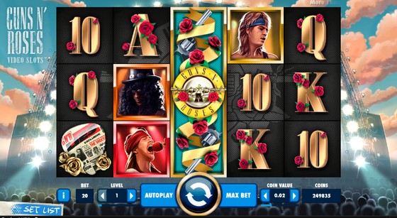 Guns n Roses - best NetEnt slots