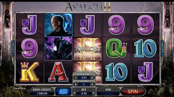 avalon 2 - bonus wheel slots