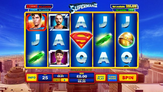 Superman II - playtech slots