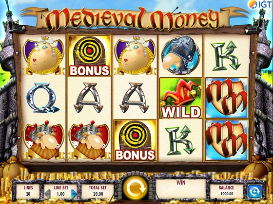 medieval money - bonus wheel slots