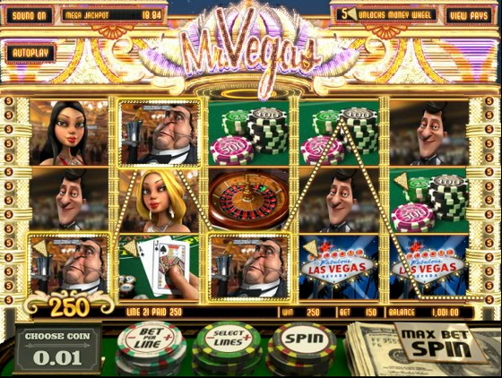 mr vegas - bonus wheel slots