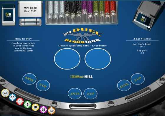 Playtech Blackjack at £0.10 - low stakes blackjack casinos