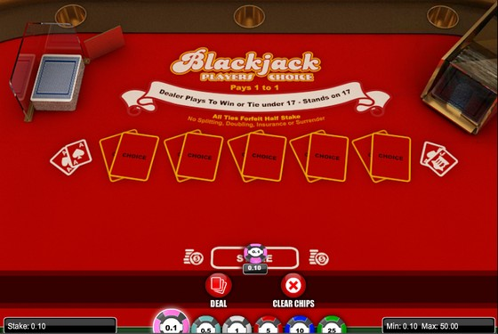 1×2 Gaming Blackjack at £0.10 - low stakes blackjack casinos