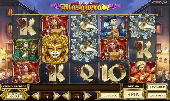 Slots with Stacked Wilds Royal Masquerade