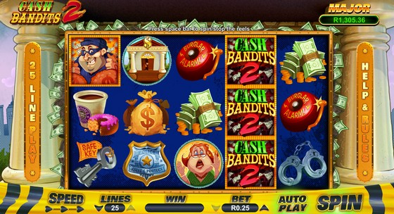 RTG Slots Cash Bandits 2