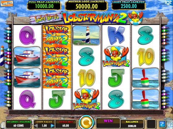 Luck Larry's Lobstermania 2 - best IGT slots