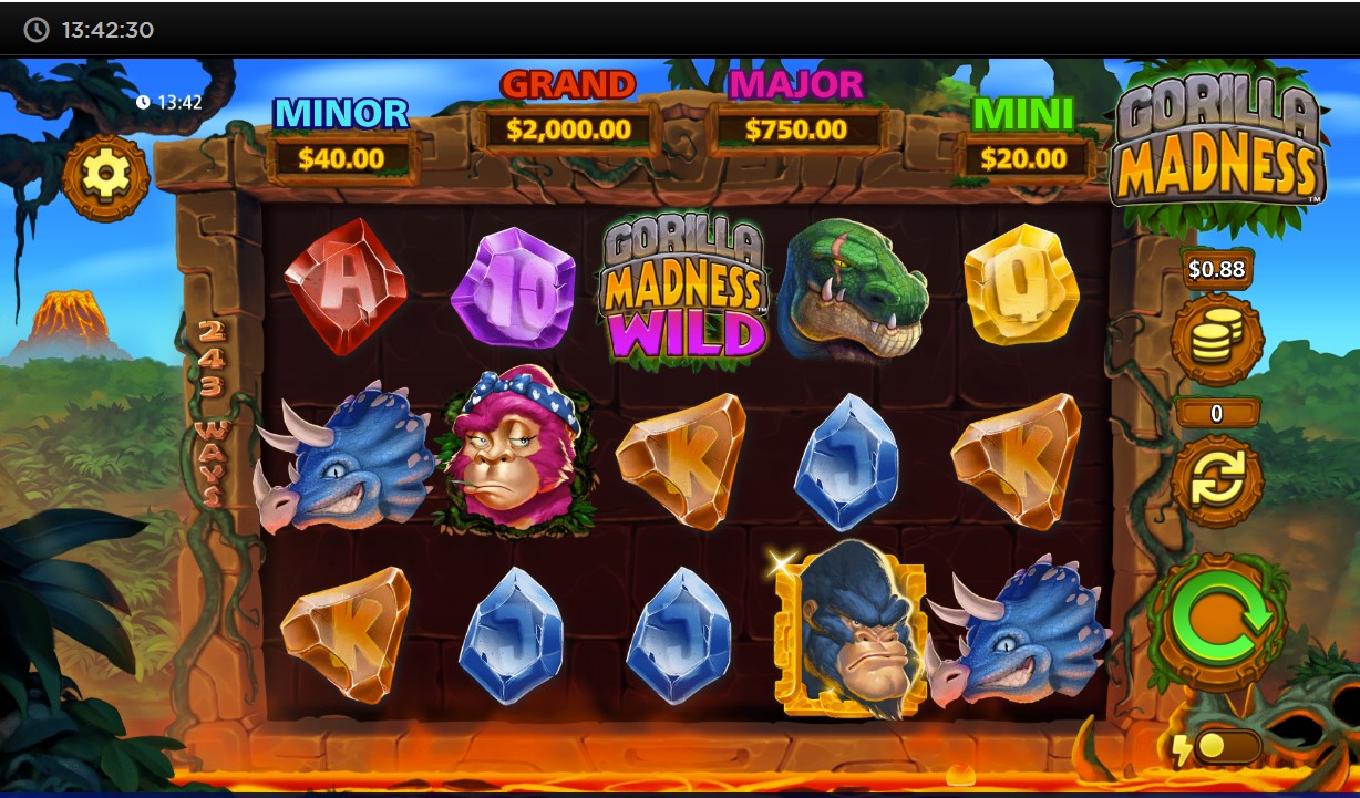 Gorilla Madness Slot oleh Light & Wonder