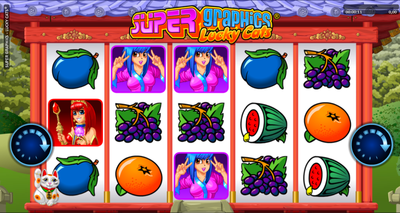 Super Graphics Lucky Cats - Anime Slots