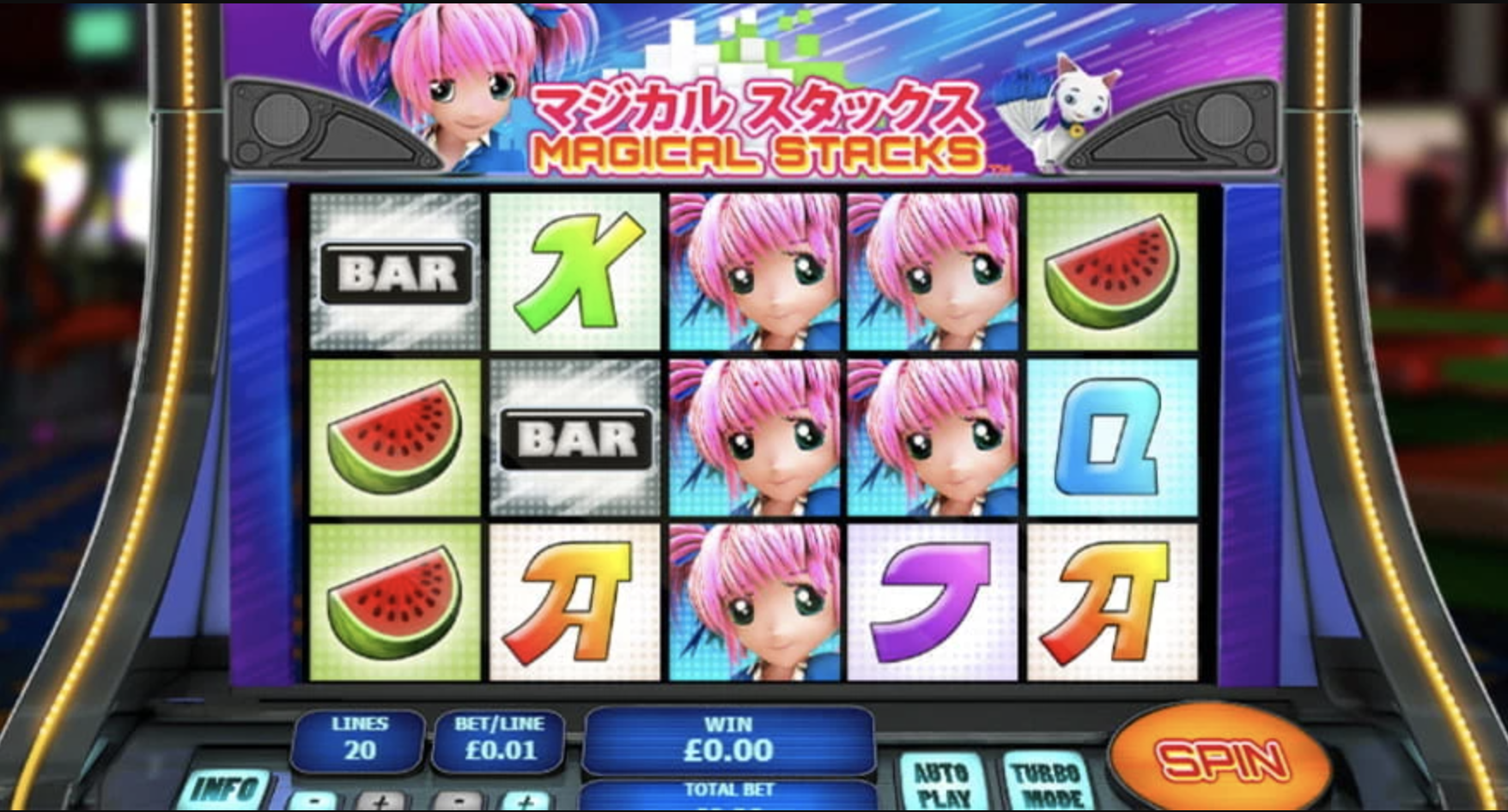 Magical Stacks Anime Slot at Online UK Casinos