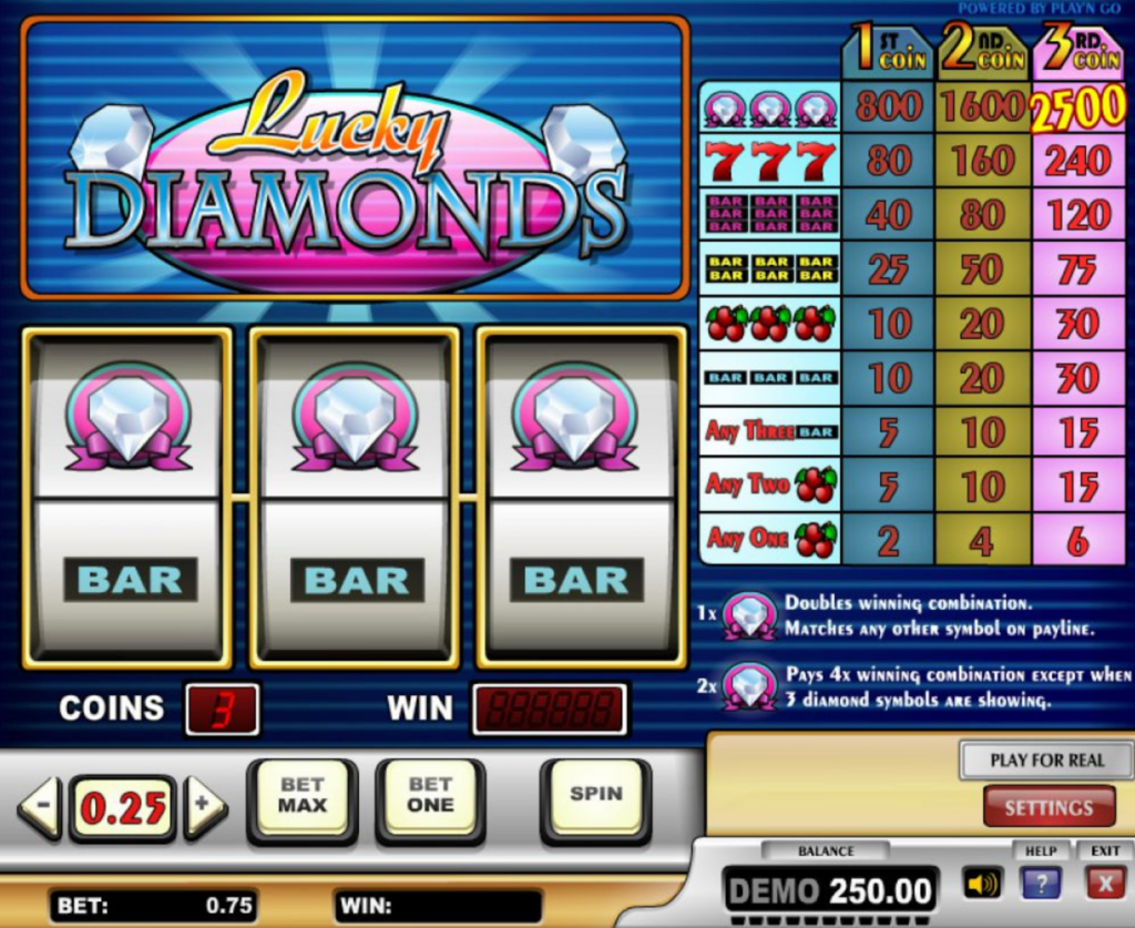 diamond slots - Lucky Diamonds