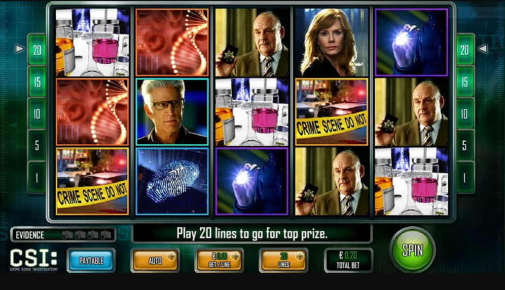 TV Slots: CSI - Crime Scene Investigation