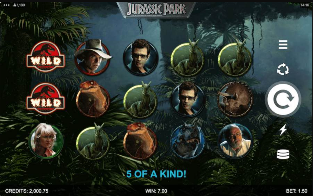 TV Slots - Jurassic Park Remastered