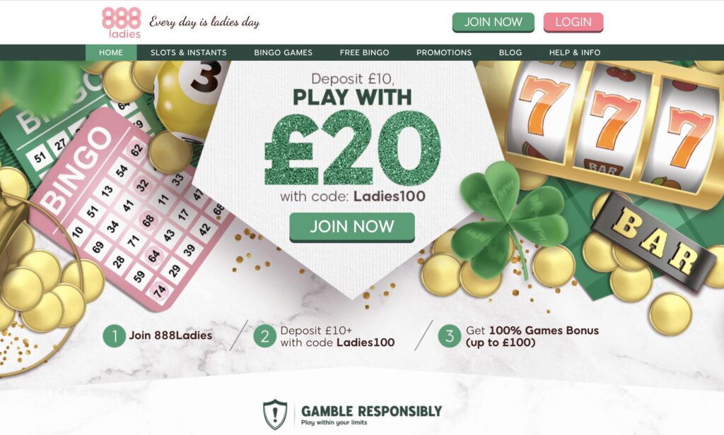 888ladies casino review